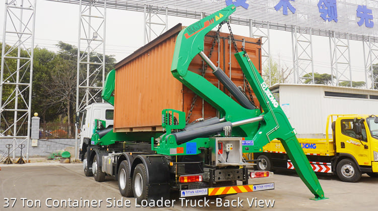 37 Ton Container Side Loader Truck for Sale in Tanzania Dar Es Salaam