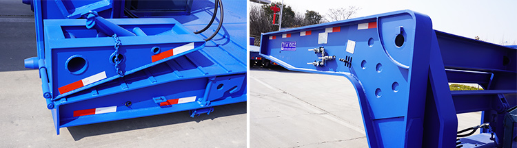 3 Lines 6 Axles 130 Ton Detach Gooseneck   Detachable Gooseneck Trailer for Sale in Tanzania