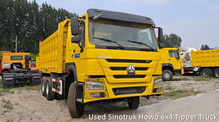 Used Sinotruk Howo 6x4 Tipper Truck in Tanzania mtwara