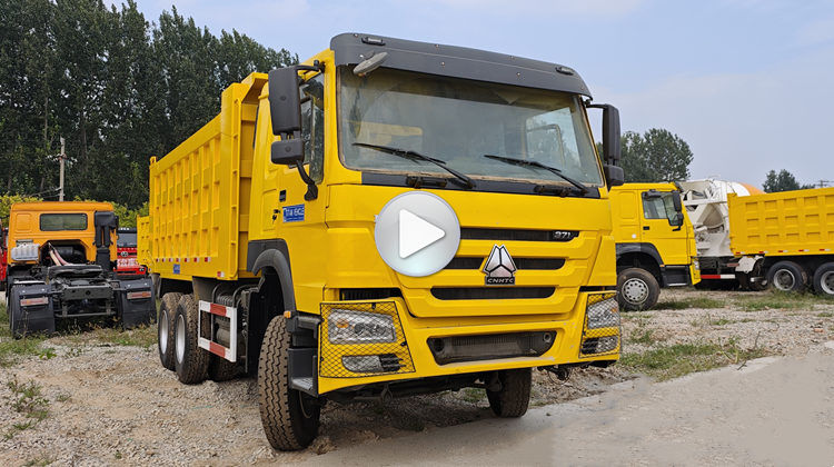 Used Sinotruk Howo 6x4 Tipper Truck in Tanzania mtwara