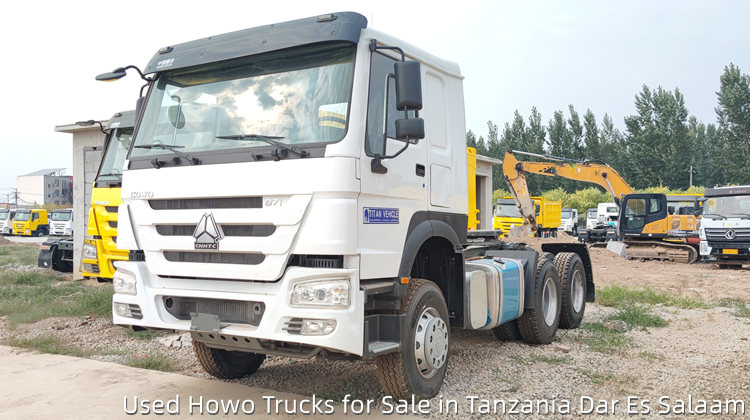 Used howo 6x4 tractor | howo trucks for sale in Tanzania Dar Es Salaam