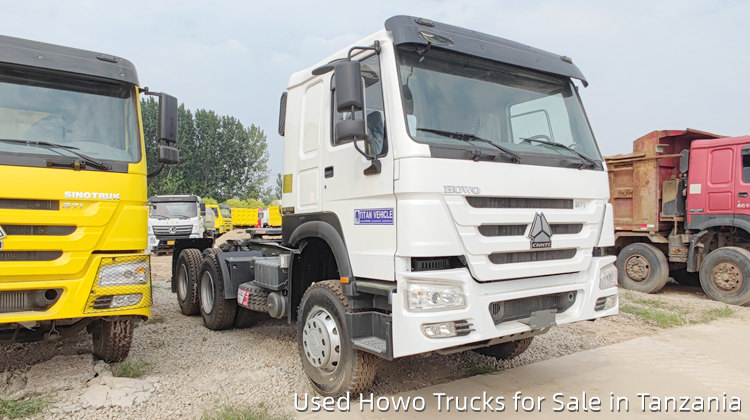 Used howo 6x4 tractor | howo trucks for sale in Tanzania Dar Es Salaam