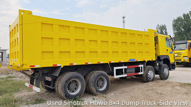  Used Sinotruk Howo 8×4 Dump Truck in Tanzania mtwara