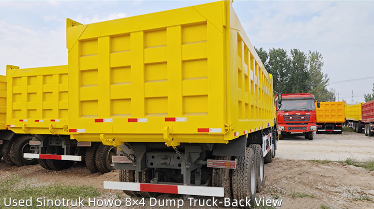  Used Sinotruk Howo 8×4 Dump Truck in Tanzania mtwara