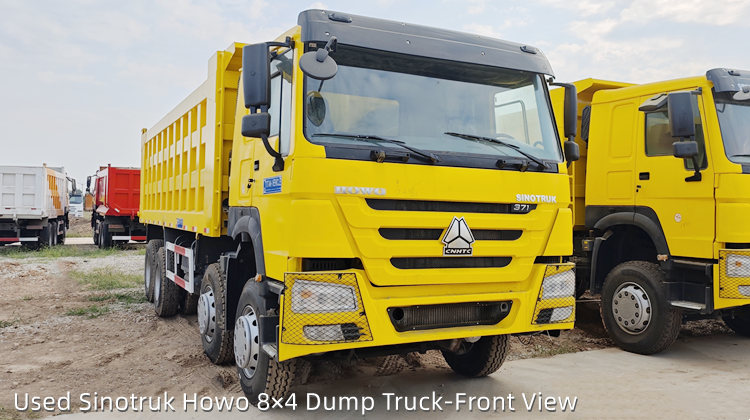  Used Sinotruk Howo 8×4 Dump Truck in Tanzania mtwara