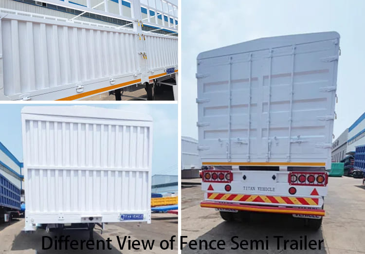 4 Axle Fence Semi Trailer for Sale in Tanzania, Dar es Salaam