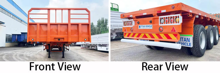 Tri Axle Flatbed Trailer for Sale Near Me in Tanzania, Zanzibar