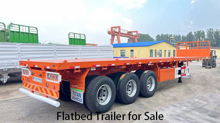 Tri Axle Flatbed Trailer for Sale Near Me in Tanzania, Zanzibar