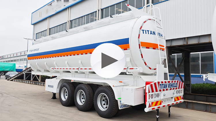 45000 Liters Fuel Tanker Trailer for Sale in Tanzania, Tanga
