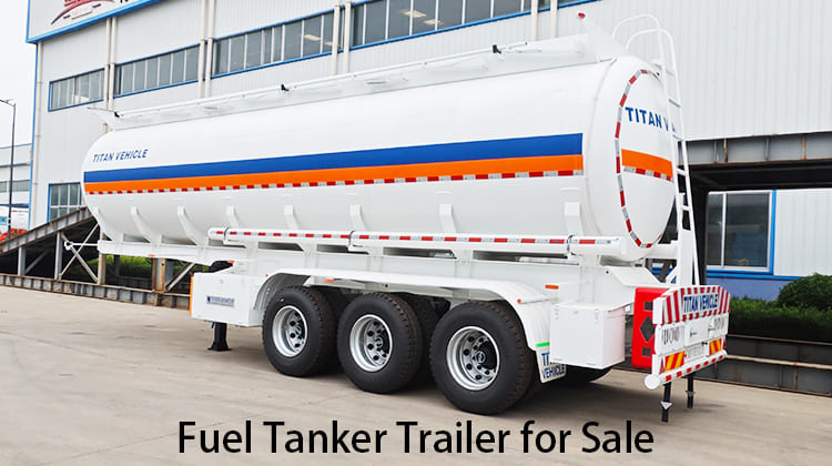 45000 Liters Fuel Tanker Trailer for Sale in Tanzania, Tanga