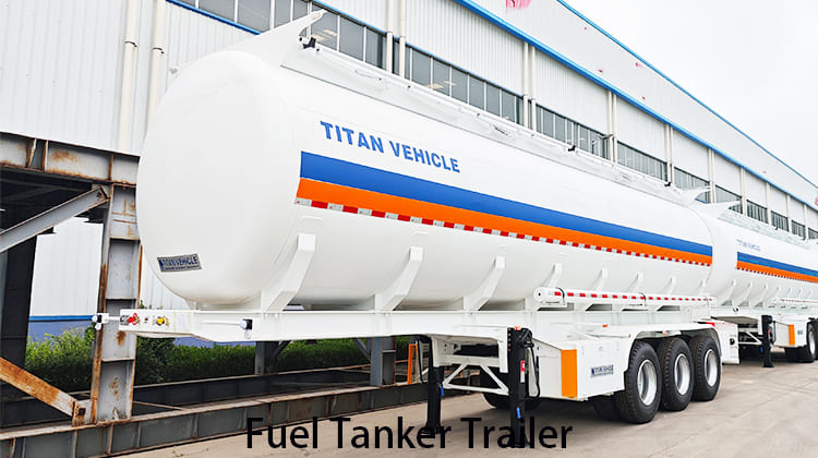 45000 Liters Fuel Tanker Trailer for Sale in Tanzania, Tanga