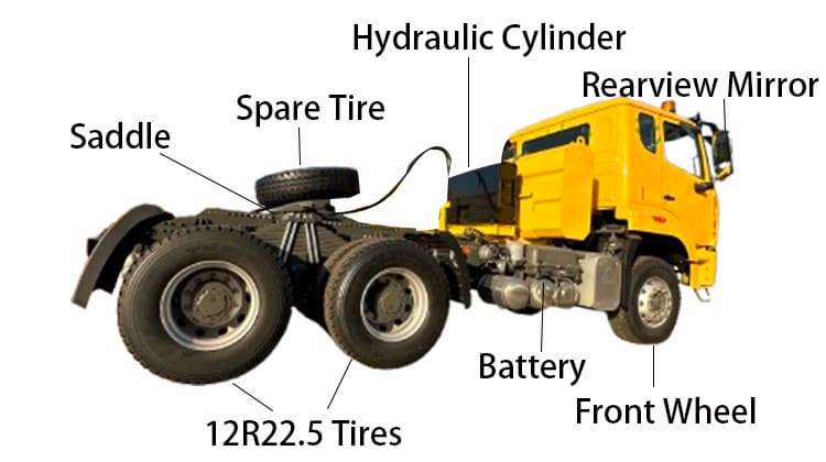 Howo 6x4 Tractor Truck for Sale in Tanzania, Bagamoyo