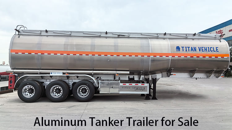 42000 Liters Aluminum Tanker Trailer for Sale in Tanzania, Kilwa Masoko 