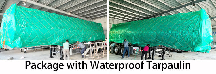 42000 Liters Aluminum Tanker Trailer for Sale in Tanzania, Kilwa Masoko 