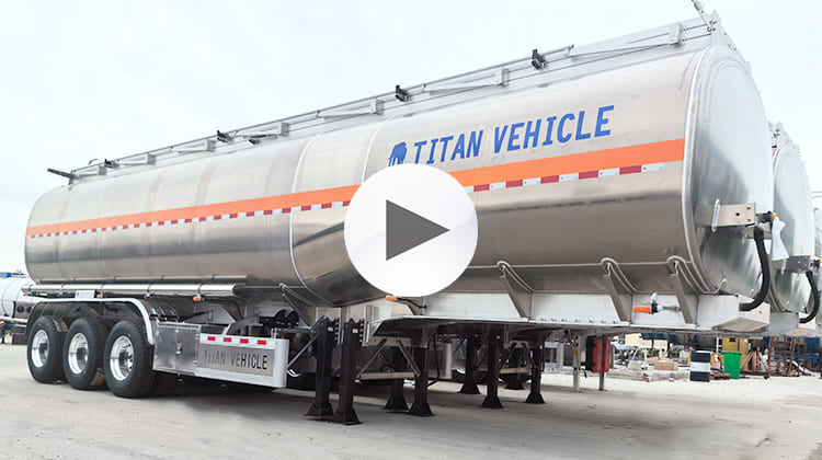 42000 Liters Aluminum Tanker Trailer for Sale in Tanzania, Kilwa Masoko 