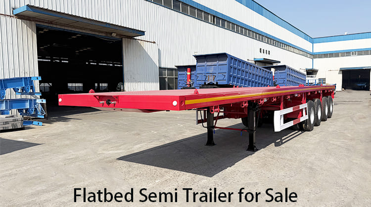 4 Axle Flatbed Semi Trailer for Sale in Tanzania, Lindi