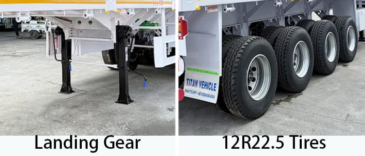 New 4 Axle Stake Semi Trailers for Sale in Tanzania, Zanzibar