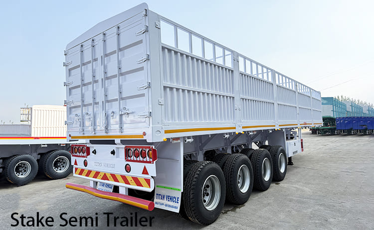New 4 Axle Stake Semi Trailers for Sale in Tanzania, Zanzibar