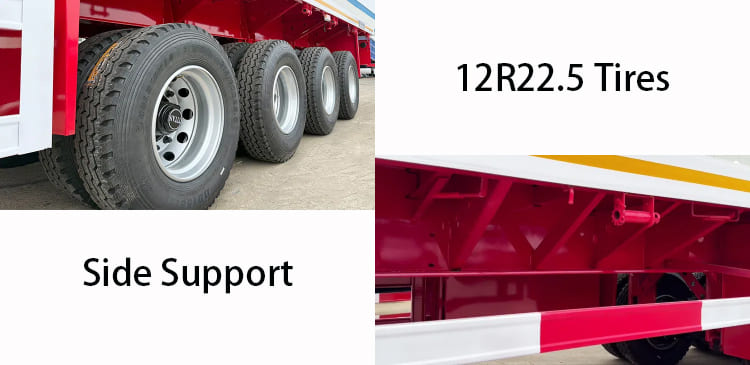 New Flatbed Truck Trailer for Sale with Front Board in Tanzania, Dar es Salaam