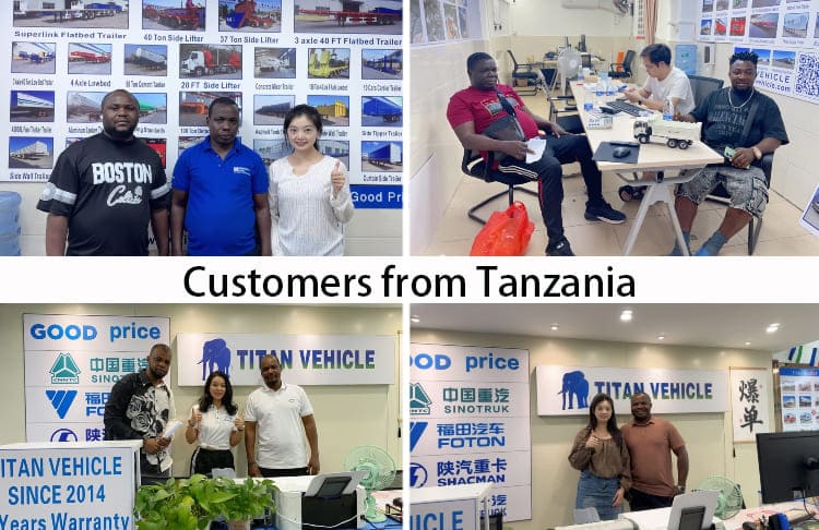 New Flatbed Truck Trailer for Sale with Front Board in Tanzania, Dar es Salaam