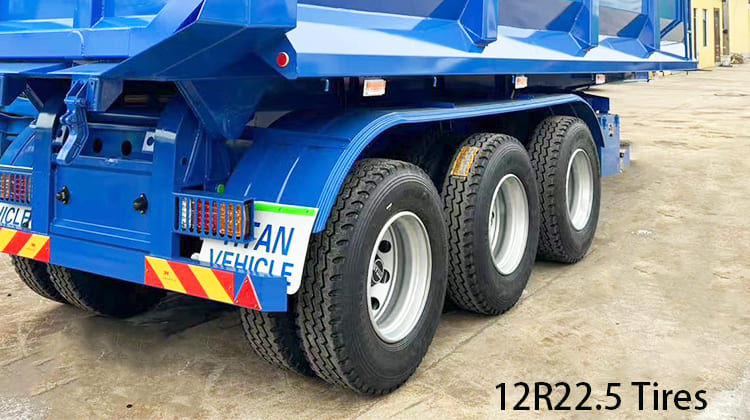 35 CBM Tipper Semi Trailer for Sale in Tanzania, Kilwa Masoko