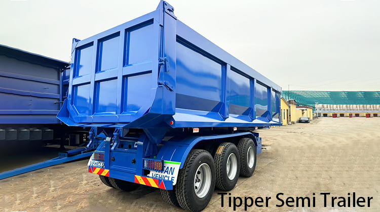 35 CBM Tipper Semi Trailer for Sale in Tanzania, Kilwa Masoko