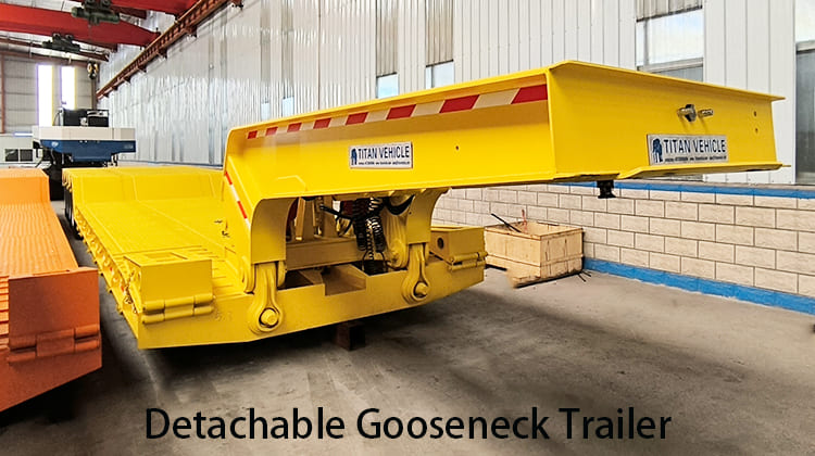 4 Axle Detachable Gooseneck Trailer for Sale in Tanzania, Zanzibar