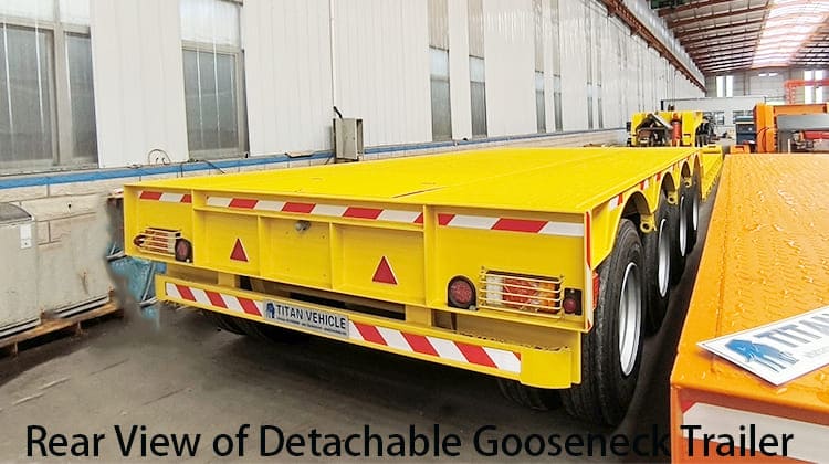 4 Axle Detachable Gooseneck Trailer for Sale in Tanzania, Zanzibar