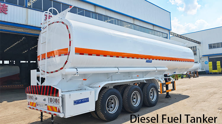 45000 Liters Diesel Fuel Tanker Trailer for Sale in Tanzania, Mtwara