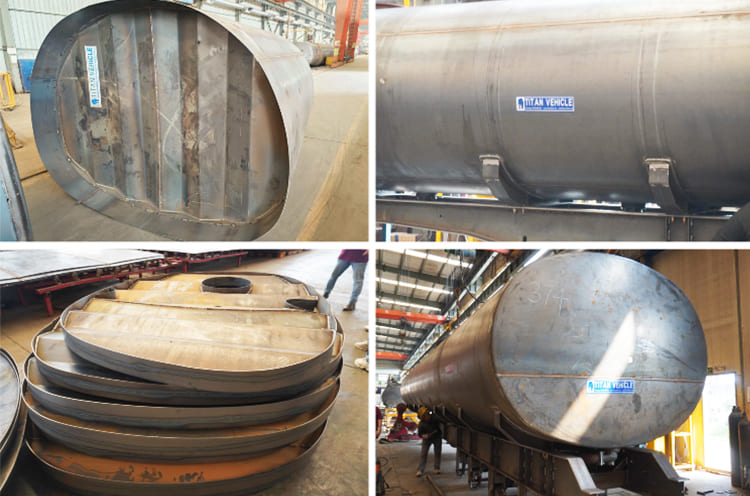 45000 Liters Diesel Fuel Tanker Trailer for Sale in Tanzania, Mtwara