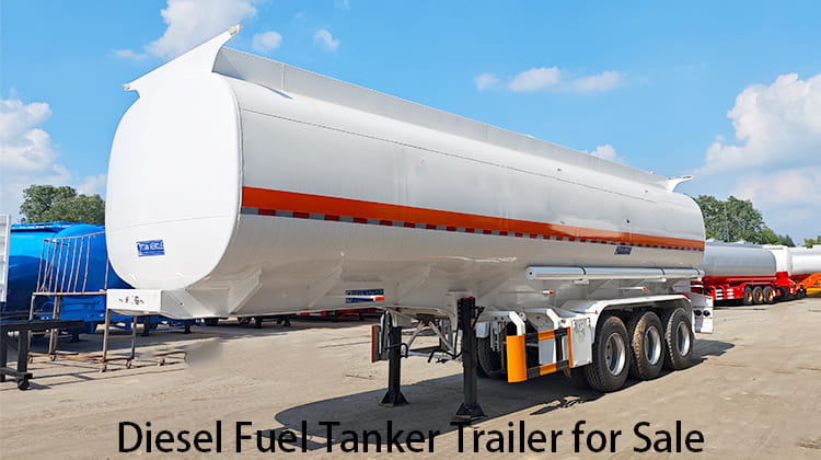 45000 Liters Diesel Fuel Tanker Trailer for Sale in Tanzania, Mtwara
