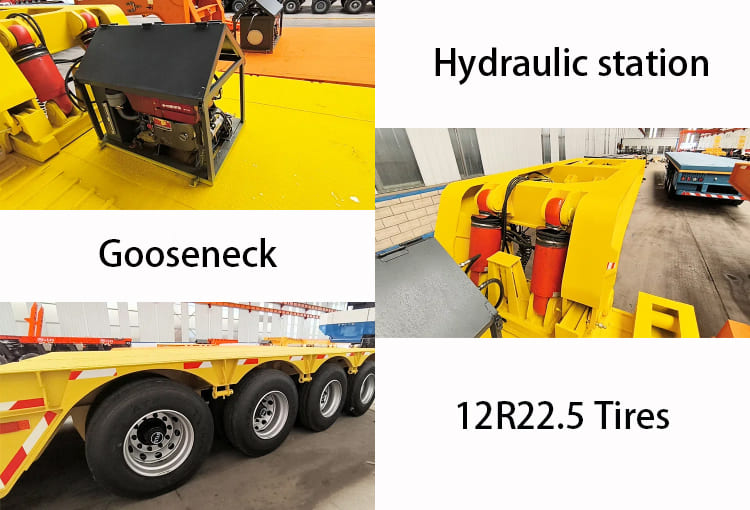 4 Axle Detachable Gooseneck Trailer for Sale in Tanzania, Zanzibar
