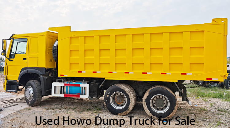 Used Howo Dump Truck for Sale in Tanzania, Kilwa Masoko