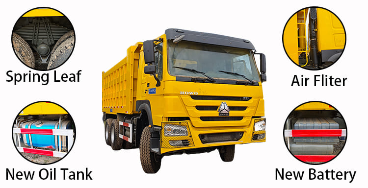 Used Howo Dump Truck for Sale in Tanzania, Kilwa Masoko