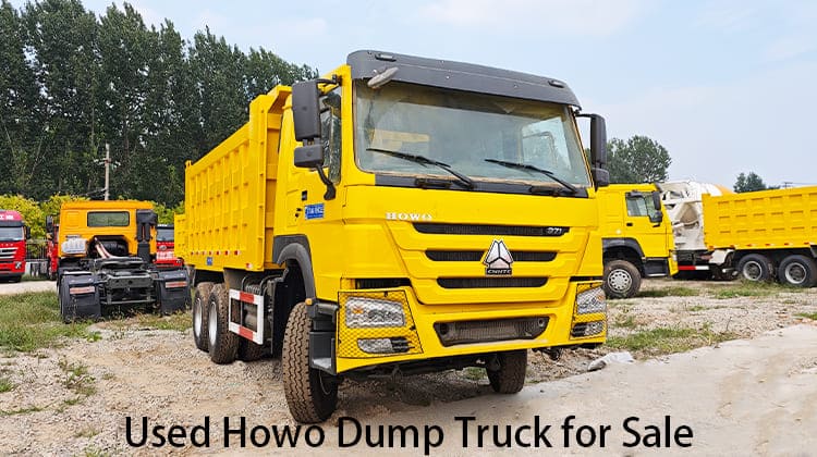 Used Howo Dump Truck for Sale in Tanzania, Kilwa Masoko