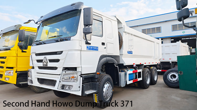 Second Hand Howo Dump Truck 371 for Sale in Tanzania, Lindi
