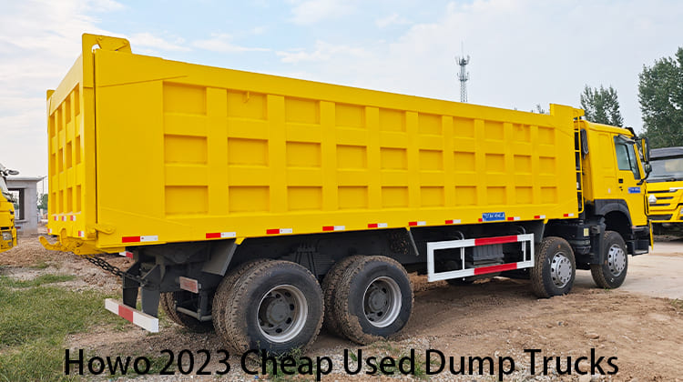Howo 2023 Cheap Used Dump Trucks for Sale in Tanzania, Dar es Salaam