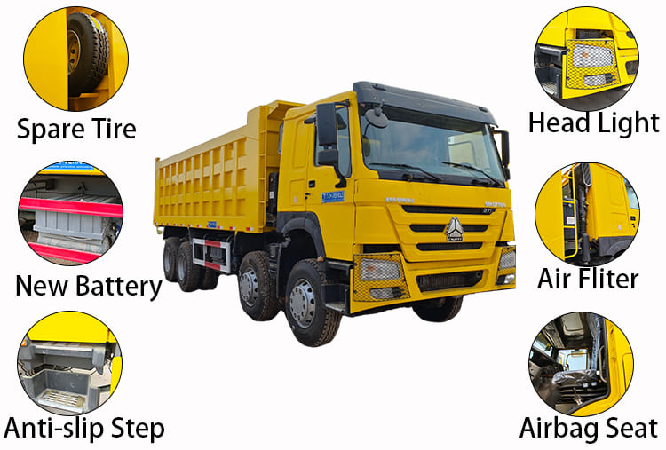 Howo 2023 Cheap Used Dump Trucks for Sale in Tanzania, Dar es Salaam