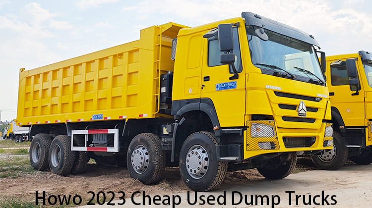 Howo 2023 Cheap Used Dump Trucks for Sale in Tanzania, Dar es Salaam