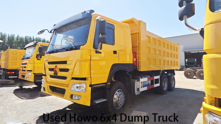 Used Howo 6x4 Dump Truck for Sale in Tanzania, Tanga