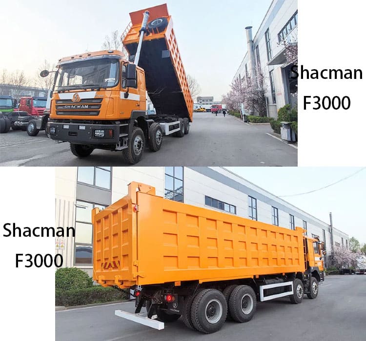 Used Shacman F3000 8x4 Dump Truck Euro II for Sale in Tanzania, Zanzibar