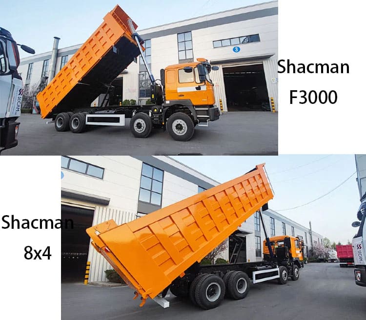 Used Shacman F3000 8x4 Dump Truck Euro II for Sale in Tanzania, Zanzibar