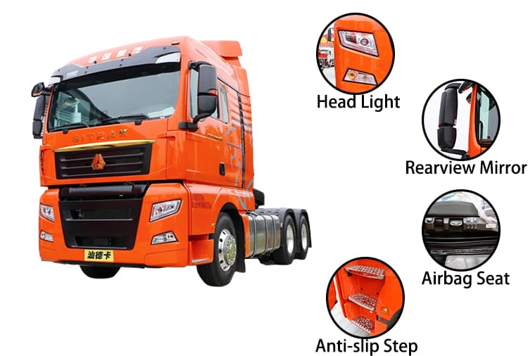 ZZ4256 Used Sinotruk Sitrak C7H Howo 6x4 Tractor Truck for Sale in Tanzania, Tanga