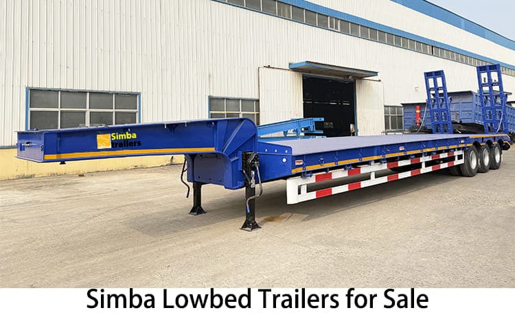 Simba Lowbed Trailers for Sale in Tanzania - Simba Trailer Manufacturing Limited 