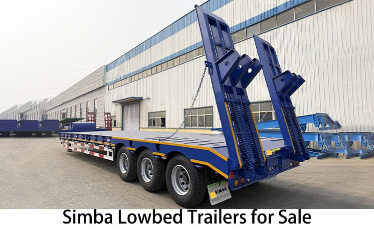 Simba Lowbed Trailers for Sale in Tanzania - Simba Trailer Manufacturing Limited 