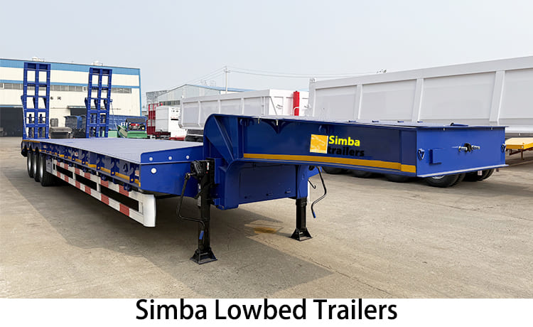 Simba Lowbed Trailers for Sale in Tanzania - Simba Trailer Manufacturing Limited 