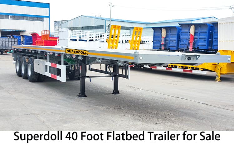 Superdoll 40 Foot Flatbed Trailer for Sale in Tanzania, Bagamoyo
