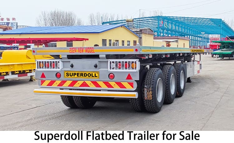 Superdoll 40 Foot Flatbed Trailer for Sale in Tanzania, Bagamoyo