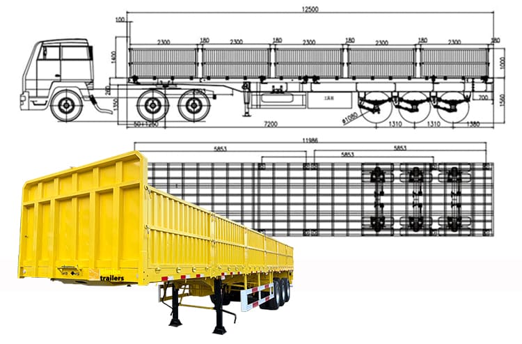 Simba Custom Built Dropside Trailer for Sale in Tanzania, Dar es Salaam