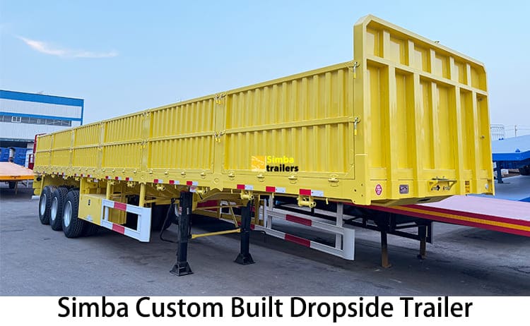 Simba Custom Built Dropside Trailer for Sale in Tanzania, Dar es Salaam